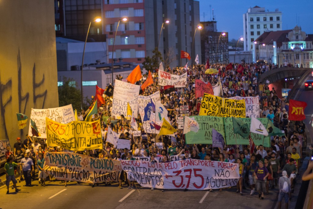 protesto aumento