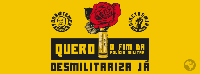 Capa para Facebook -#DesmilitarizaJá