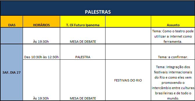 palestras